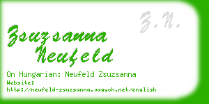 zsuzsanna neufeld business card